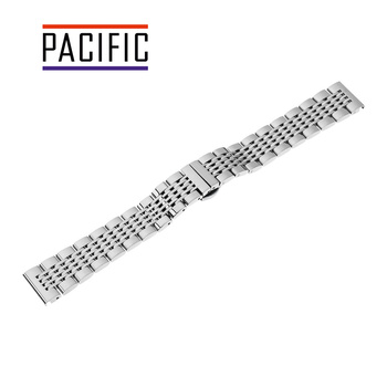 BRANSOLETA - SOLID ZAP. MOT. - MB 64 - 31 - SREBRNY - 16mm