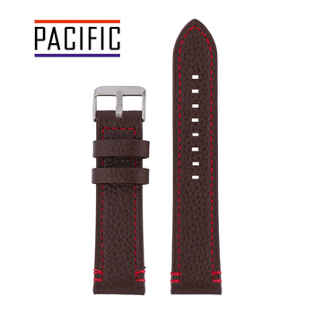 PACIFIC W112 - 2.6 - CIEMNY BRĄZ / CZERWONA NIĆ - 20mm