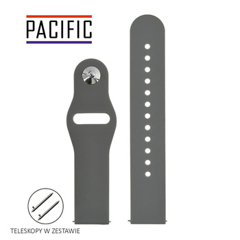 PASEK U21 - 7 - CIEMNY SZARY - 22mm