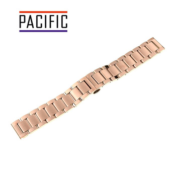 BRANSOLETA - SOLID ZAP. MOT. - MB 57 - 33 - RÓŻOWY ZŁOTY - 22mm