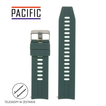 PASEK U28 - 27 - CIEMNY ZIELONY - 22mm