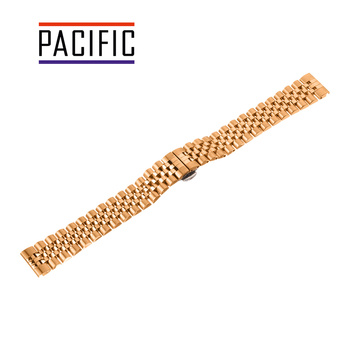 BRANSOLETA - SOLID ZAP. MOT. - MB 61 - 33 - RÓŻOWY ZŁOTY - 22mm