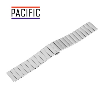 BRANSOLETA - SOLID ZAP. MOT. - MB 65 - 31 - SREBRNY - 22mm