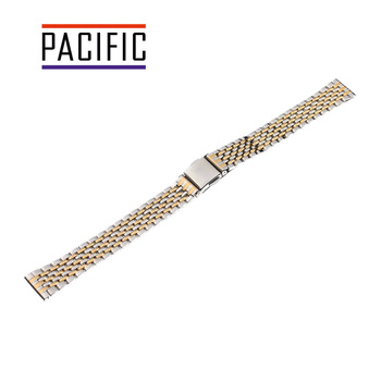 BRANSOLETA STALOWA SLIM - MODEL 41 - 31/30 - SREBRNY/ZŁOTY - 14mm