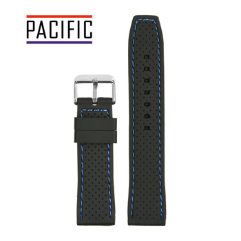 PASEK U17 - 1.16 - CZARNY / NIEBIESKI - 24mm