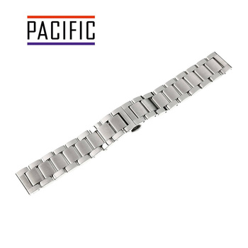 BRANSOLETA - SOLID ZAP. MOT. - MB 57 - 31 - SREBRNY - 22mm