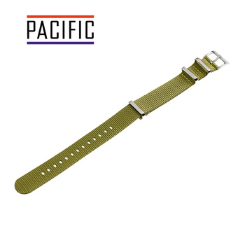 PASEK N03 - 27.10 - CIEMNO ZIELONY - ŻÓŁTA NIĆ