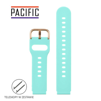 PASEK U01 - 20/RG - MIĘTOWY / RÓŻOWY ZŁOTY - 20MM