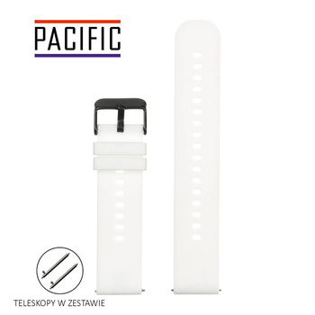 PASEK U27 - 22/BL - BIAŁY / CZARNY - 20mm