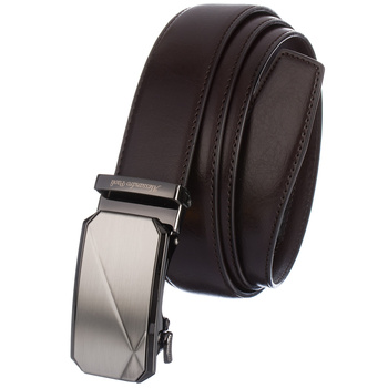 PASEK DO SPODNI AP 01-012 DARK BROWN - PAKIET 5 SZTUK