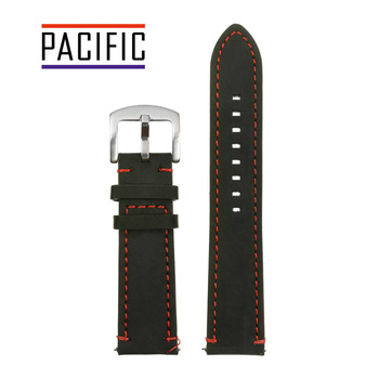 PACIFIC W72 - 1.6 - CZARNY / CZERWONA NIĆ - 20MM