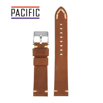 PACIFIC W93 - 2.17 - CIEMNY BRĄZ / BEŻOWA NIĆ - 20MM