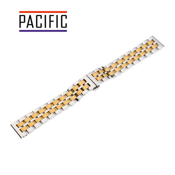 BRANSOLETA - SOLID ZAP. MOT. - MB 66 - 31/30 - SREBRNY / ZŁOTY - 22mm