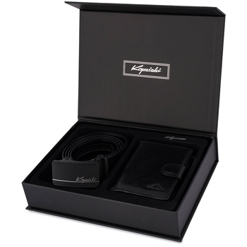 KRYNICKI - 111 BLACK - PASEK 125 cm