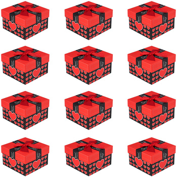 PUDEŁKO WSTĄŻKA CZERWONA