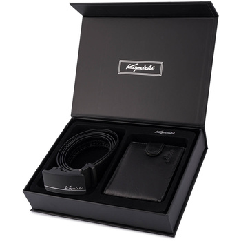 KRYNICKI - 113 BLACK - PASEK 110 cm