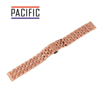 BRANSOLETA - SOLID ZAP. MOT. - MB 52 - 33 - RÓŻOWY ZŁOTY - 24mm