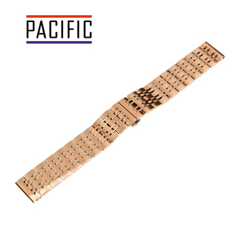 BRANSOLETA - SOLID ZAP. MOT. - MB 55 - 33 - RÓŻOWY ZŁOTY - 22mm