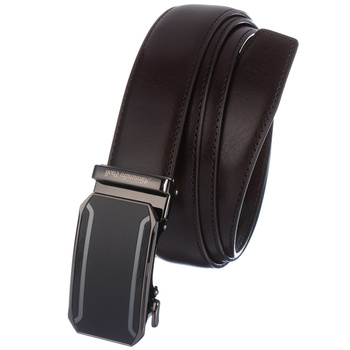 PASEK DO SPODNI AP 01-006 DARK BROWN - PAKIET 5 SZTUK