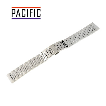 BRANSOLETA - SOLID ZAP. MOT. - MB 54 - 31 - SREBRNY - 18mm