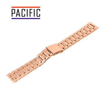 BRANSOLETA - SOLID - MB 11 - 33 - RÓŻOWY ZŁOTY - 16mm