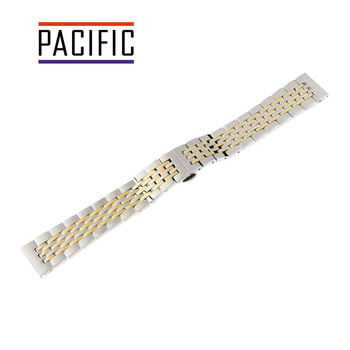 BRANSOLETA - SOLID ZAP. MOT. - MB 54 - 31/30 - SREBRNY / ZŁOTY - 12mm