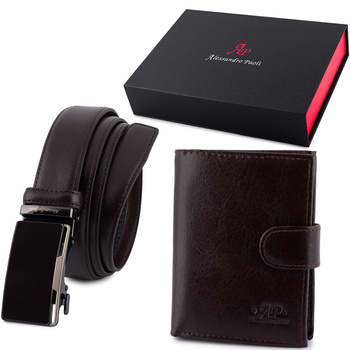 KOMPLET ALESSANDRO 111 - DARK BROWN