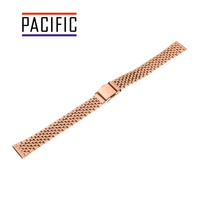 BRANSOLETA STALOWA SLIM - MODEL 41 - 33 - RÓŻOWY ZŁOTY - 12mm