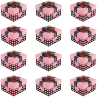 PUDEŁKO WSTĄŻKA JASNY RÓŻ