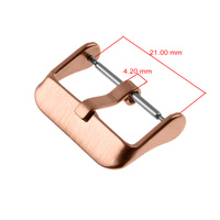 SPRZĄCZKA S15 - 33 - RÓŻOWE ZŁOTO - 21MM