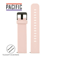 PASEK U15 - 13/B - JASNY RÓŻOWY / CZARNY - 20MM