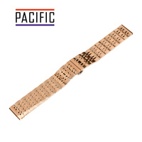 BRANSOLETA - SOLID ZAP. MOT. - MB 55 - 33 - RÓŻOWY ZŁOTY - 20mm