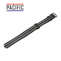 PASEK PARCIANY N01 - N95/B - WIELOKOLOROWY / CZARNY - 20MM