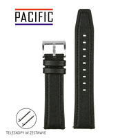 PASEK U16 - 1 - CZARNY / CZARNA NIĆ - 22mm