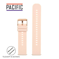 PASEK U27 - 13/RG - JASNY RÓŻ / RÓŻOWE ZŁOTO - 18mm