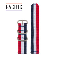 PASEK N02 - N93/SL - WIELOKOLOROWY / SREBRNY - 20MM