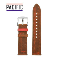 PACIFIC W73 - 2.6 - CIEMNY BRĄZ / CZERWONA NIĆ - 22mm