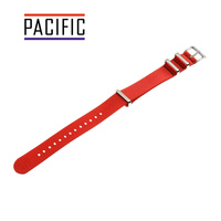 PASEK N03 - 6.1 - CZERWONY - CZARNA NIĆ