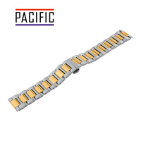 BRANSOLETA - SOLID ZAP. MOT. - MB 62 - 31/30 - SREBRNY/ZŁOTY - 22mm