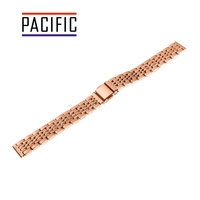 BRANSOLETA STALOWA SLIM - MODEL 44 - 33 - RÓŻOWY ZŁOTY - 16mm